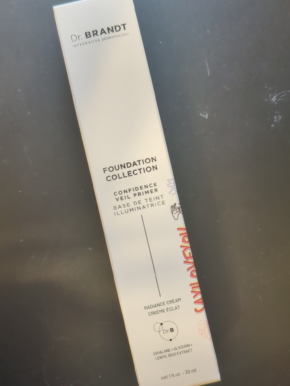 Dr. Brandt Confidence Veil Primer - Radiance Cream White Packaging